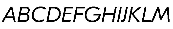 GTEestiDisplayLC LtIt Font UPPERCASE