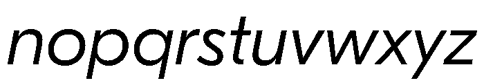 GTEestiDisplayLC LtIt Font LOWERCASE