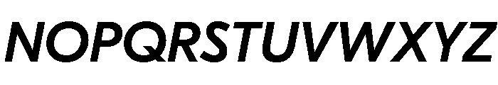 GTEestiDisplayLC MdIt Font UPPERCASE