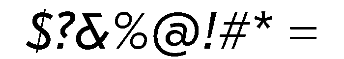 GTEestiTextLC BkIt Font OTHER CHARS