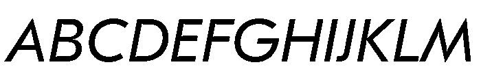 GTEestiTextLC BkIt Font UPPERCASE