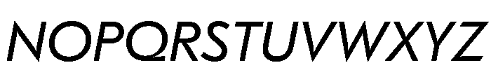 GTEestiTextLC BkIt Font UPPERCASE
