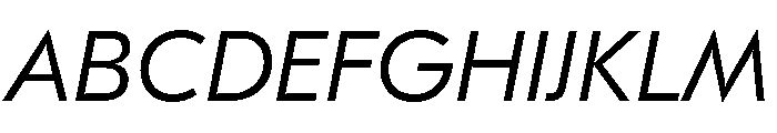 GTEestiTextLC LtIt Font UPPERCASE