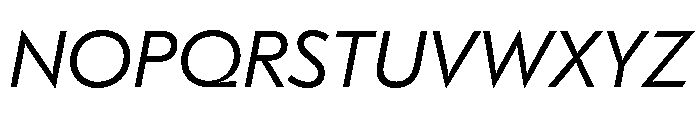 GTEestiTextLC LtIt Font UPPERCASE