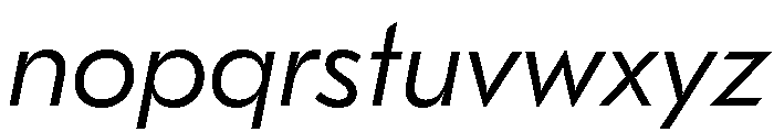 GTEestiTextLC LtIt Font LOWERCASE
