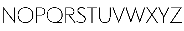 GTEestiTextLC ULt Font UPPERCASE
