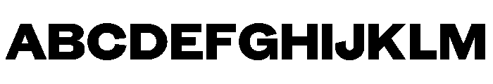 GTEraDisplay Black 2 Font UPPERCASE