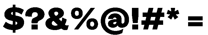 GTEraDisplay Black Font OTHER CHARS