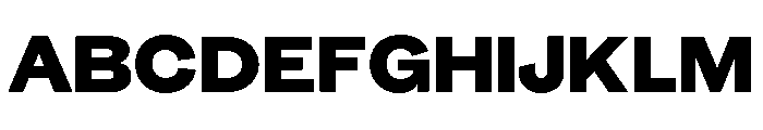 GTEraDisplay Black Font UPPERCASE