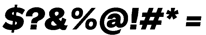 GTEraDisplay BlackOblique 2 Font OTHER CHARS