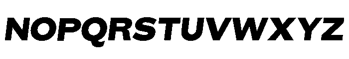 GTEraDisplay BlackOblique 2 Font UPPERCASE