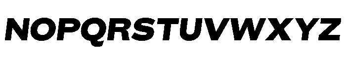GTEraDisplay BlackOblique Font UPPERCASE