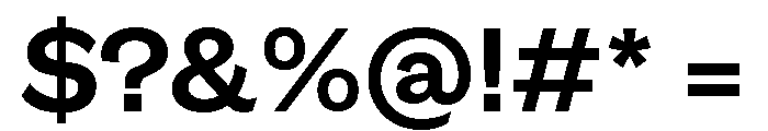 GTEraDisplay Bold Font OTHER CHARS