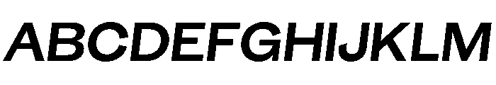 GTEraDisplay BoldOblique Font UPPERCASE