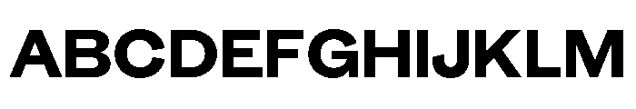 GTEraDisplay Heavy Font UPPERCASE