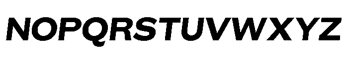 GTEraDisplay HeavyOblique Font UPPERCASE