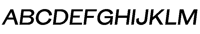 GTEraDisplay MediumOblique 2 Font UPPERCASE