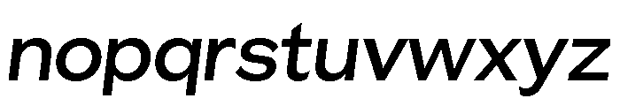 GTEraDisplay MediumOblique 2 Font LOWERCASE