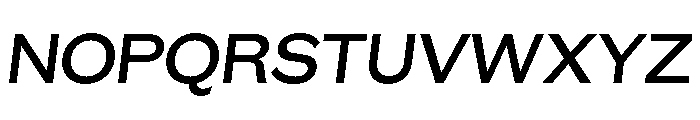 GTEraDisplay MediumOblique Font UPPERCASE