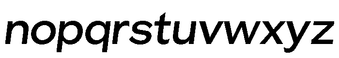 GTEraDisplay MediumOblique Font LOWERCASE