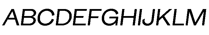 GTEraDisplay RegularOblique Font UPPERCASE