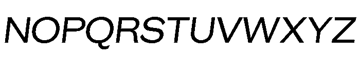 GTEraDisplay RegularOblique Font UPPERCASE
