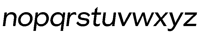 GTEraDisplay RegularOblique Font LOWERCASE