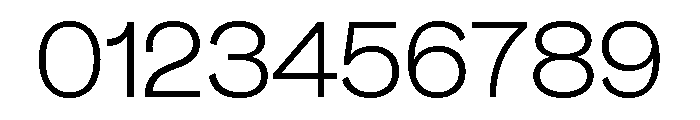 GTEraDisplay Thin 2 Font OTHER CHARS