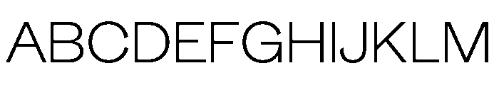 GTEraDisplay Thin 2 Font UPPERCASE