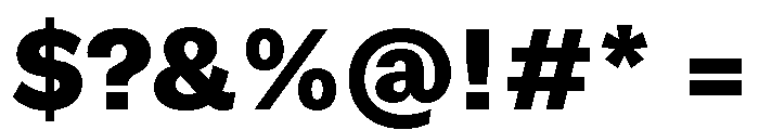 GTEraText Black Font OTHER CHARS
