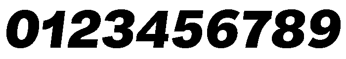 GTEraText BlackOblique Font OTHER CHARS