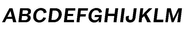 GTEraText BoldOblique Font UPPERCASE