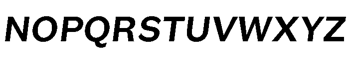 GTEraText BoldOblique Font UPPERCASE