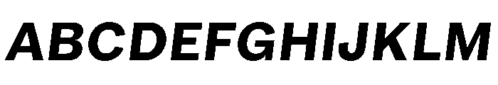 GTEraText HeavyOblique 2 Font UPPERCASE