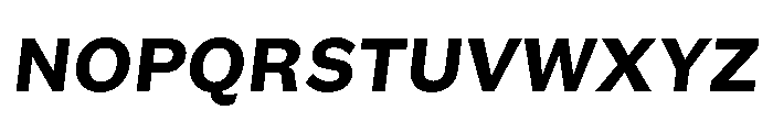 GTEraText HeavyOblique 2 Font UPPERCASE