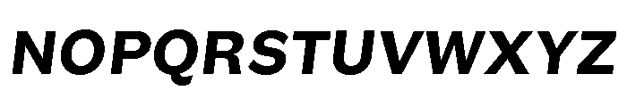 GTEraText HeavyOblique Font UPPERCASE