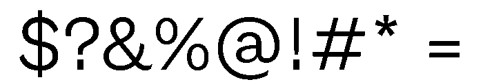 GTEraText Light 2 Font OTHER CHARS
