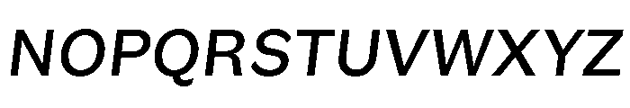 GTEraText MediumOblique 2 Font UPPERCASE