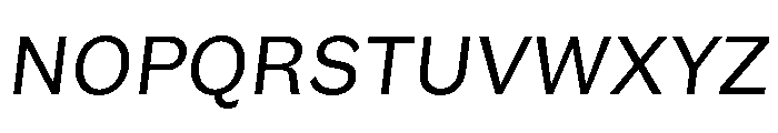 GTEraText RegularOblique 2 Font UPPERCASE