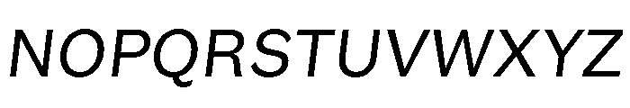 GTEraText RegularOblique Font UPPERCASE
