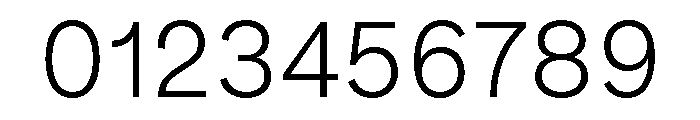 GTEraText Thin Font OTHER CHARS