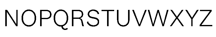 GTEraText Thin Font UPPERCASE