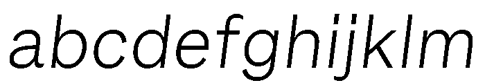 GTEraText ThinOblique 2 FONT