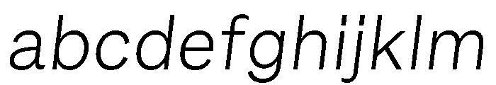 GTEraText ThinOblique FONT