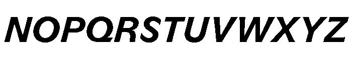GTFlaireBasic BoldItalic 2 Font UPPERCASE