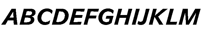 GTFlaireBasic BoldItalic Font UPPERCASE
