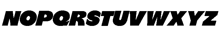 GTFlaireBasic ExtraItalic 2 Font UPPERCASE