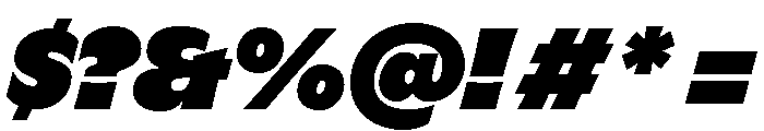GTFlaireBasic ExtraItalic Font OTHER CHARS