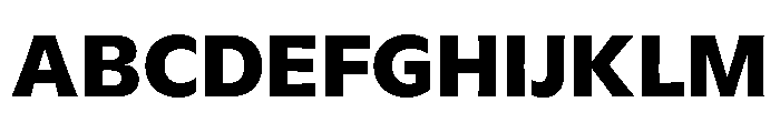 GTFlaireBasic Heavy Font UPPERCASE