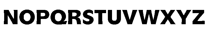 GTFlaireBasic Heavy Font UPPERCASE